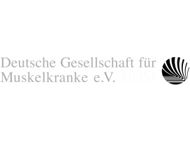 Das Bild zeigt das Logo "Deutsche Gesellschaft für Muskelkranke e.V."
